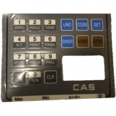 Наклейка клавиатуры CAS 50-102019 — CI8000V Наклейка клавиатуры CAS 50-102019 — CI8000V