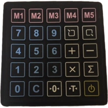 Клавиатура CAS 50-101407 — EC резиновая
