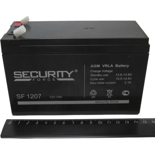 Аккумулятор CAS 50-100275 — SECURITY FORSE SF1207 (THD)