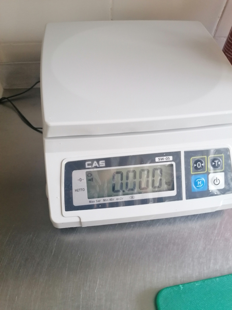 Весы электронные CAS можно использовать при влажной среде